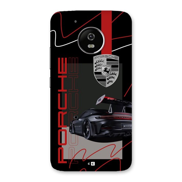 Classy Black Supercar Back Case for Moto G5