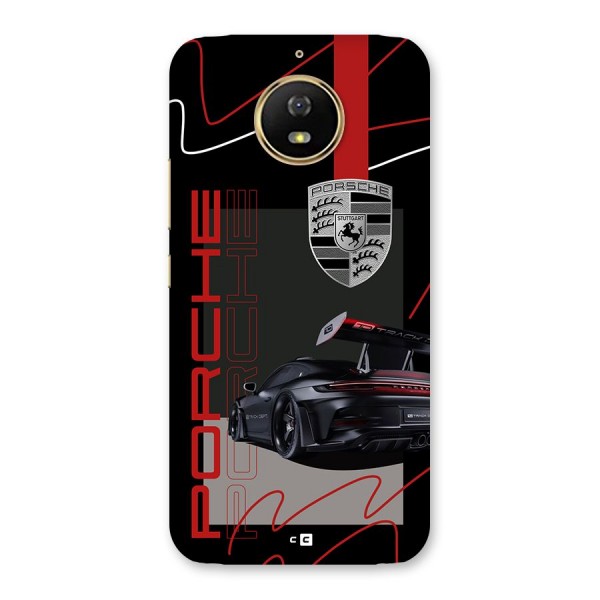 Classy Black Supercar Back Case for Moto G5s
