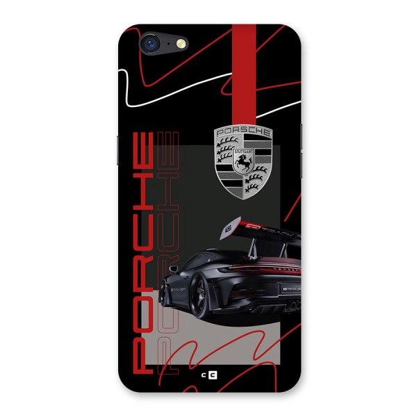 Classy Black Supercar Back Case for Oppo A71