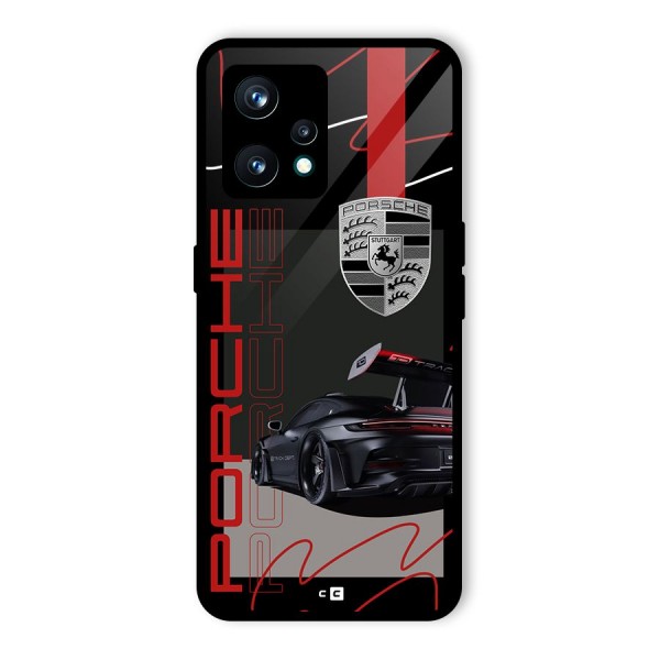 Classy Black Supercar Back Case for Realme 9