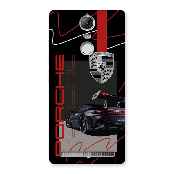 Classy Black Supercar Back Case for Vibe K5 Note