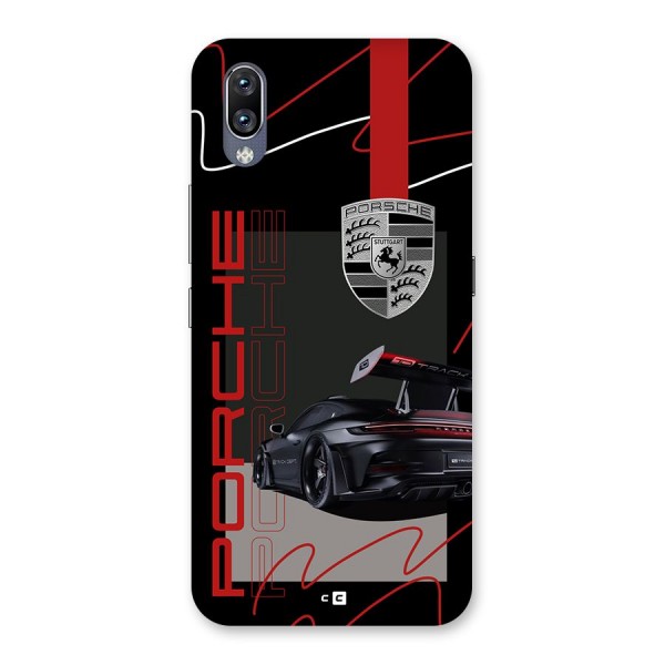 Classy Black Supercar Back Case for Vivo NEX