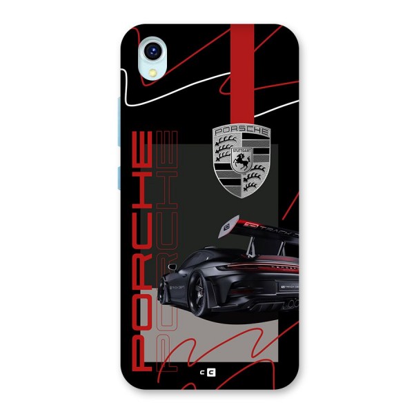 Classy Black Supercar Back Case for Vivo Y1s