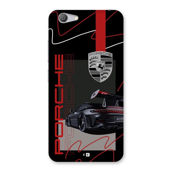 Classy Black Supercar Back Case for Vivo Y53