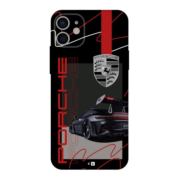 Classy Black Supercar Back Case for iPhone 11