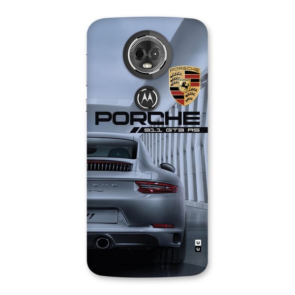 Classy Supercar Back Case for Moto E5 Plus