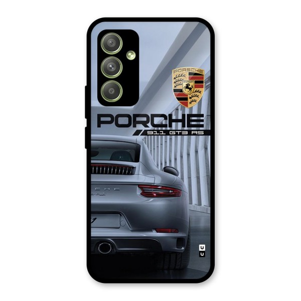 Classy Supercar Glass Back Case for Galaxy A54