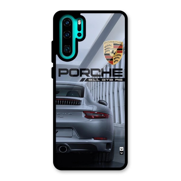 Classy Supercar Glass Back Case for Huawei P30 Pro