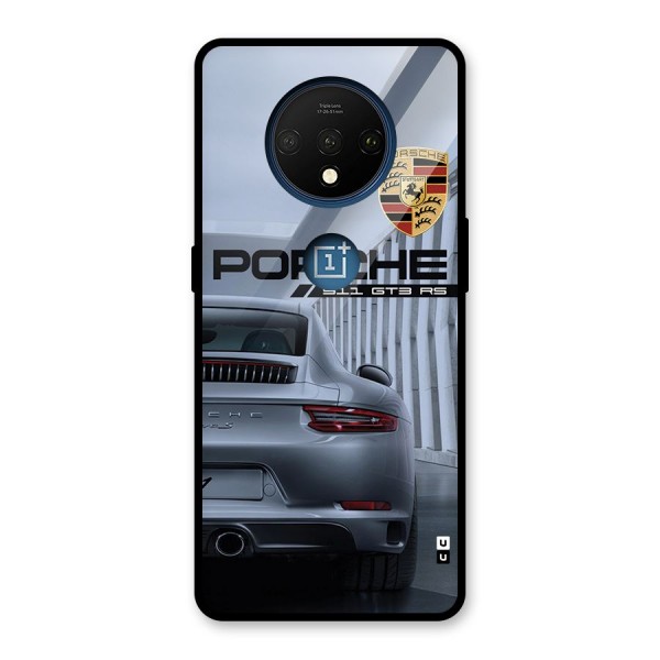 Classy Supercar Glass Back Case for OnePlus 7T