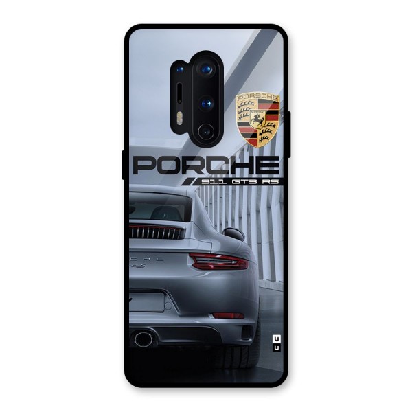 Classy Supercar Glass Back Case for OnePlus 8 Pro