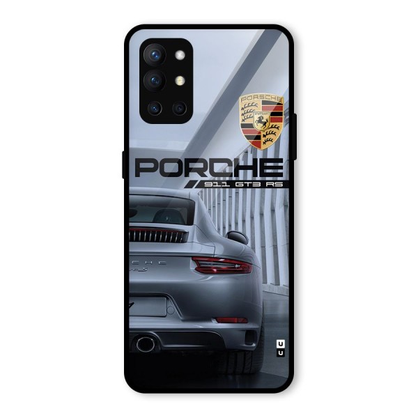 Classy Supercar Glass Back Case for OnePlus 9R