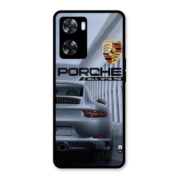 Classy Supercar Glass Back Case for Oppo A77