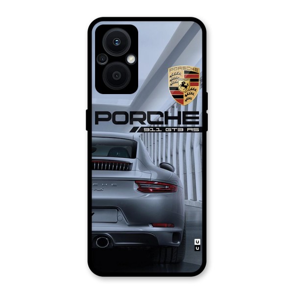 Classy Supercar Glass Back Case for Oppo F21s Pro 5G