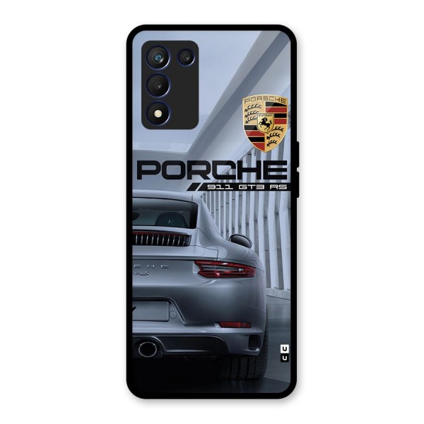 Classy Supercar Glass Back Case for Realme 9 5G Speed