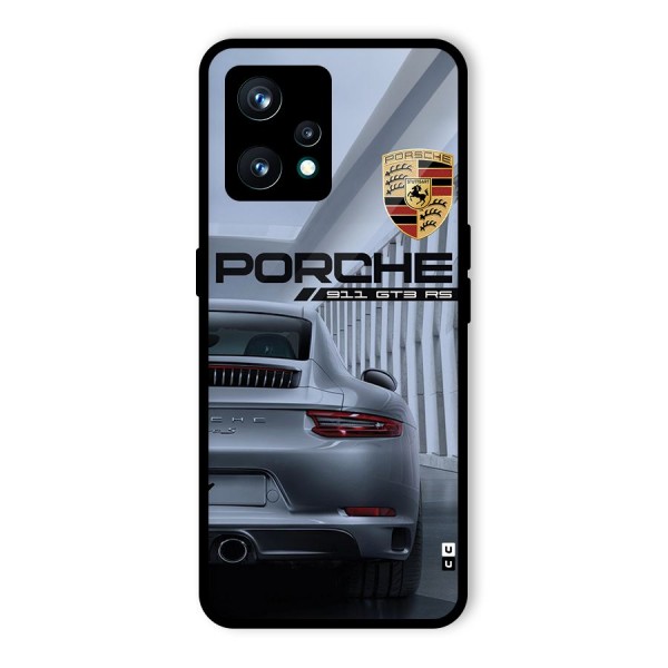 Classy Supercar Glass Back Case for Realme 9 Pro Plus 5G