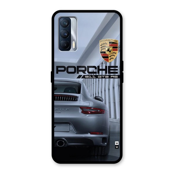 Classy Supercar Glass Back Case for Realme X7