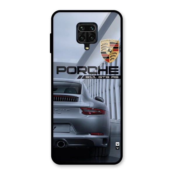 Classy Supercar Glass Back Case for Redmi Note 9 Pro Max