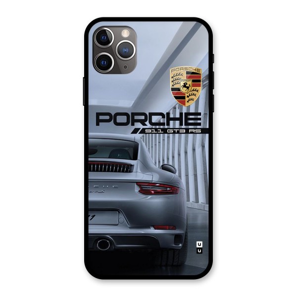 Classy Supercar Glass Back Case for iPhone 11 Pro Max