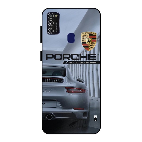 Classy Supercar Metal Back Case for Galaxy M30s