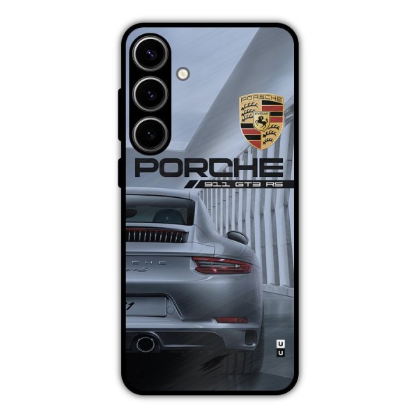 Classy Supercar Metal Back Case for Galaxy S24 Plus