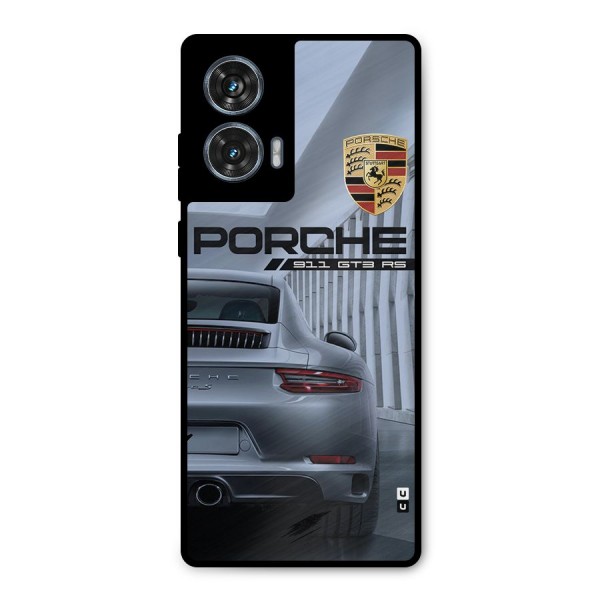 Classy Supercar Metal Back Case for Motorola Edge 50 Fusion