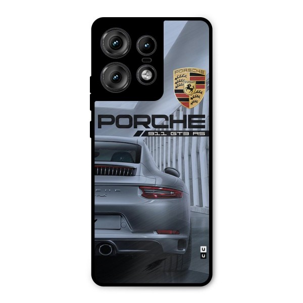 Classy Supercar Metal Back Case for Motorola Edge 50 Pro