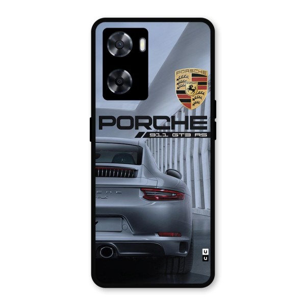 Classy Supercar Metal Back Case for Oppo A57 2022