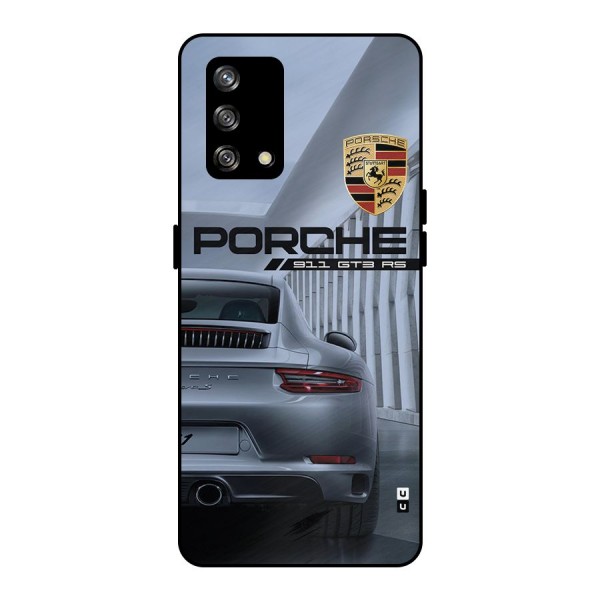 Classy Supercar Metal Back Case for Oppo F19s