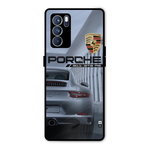 Classy Supercar Metal Back Case for Oppo Reno6 Pro 5G