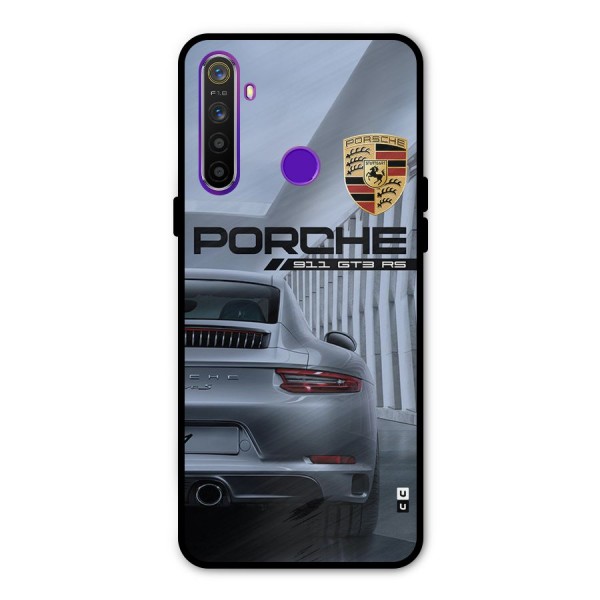 Classy Supercar Metal Back Case for Realme Narzo 10
