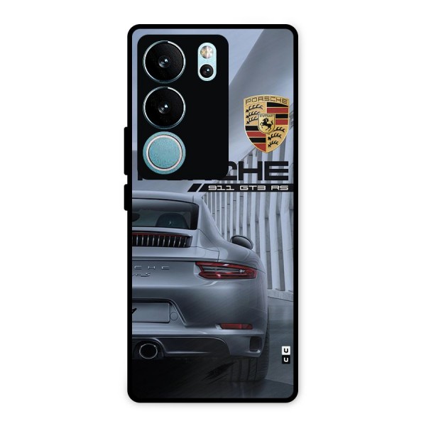 Classy Supercar Metal Back Case for Vivo V29
