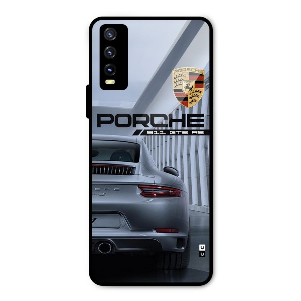 Classy Supercar Metal Back Case for Vivo Y20t