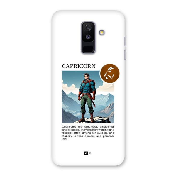 Clever Capricorn Back Case for Galaxy A6 Plus