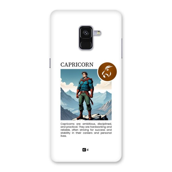 Clever Capricorn Back Case for Galaxy A8 Plus