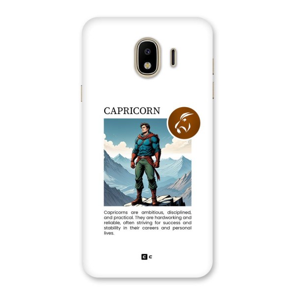 Clever Capricorn Back Case for Galaxy J4