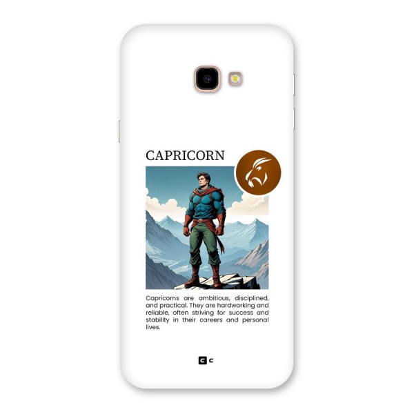 Clever Capricorn Back Case for Galaxy J4 Plus