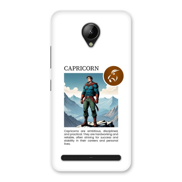 Clever Capricorn Back Case for Lenovo C2