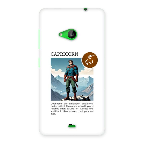 Clever Capricorn Back Case for Lumia 535