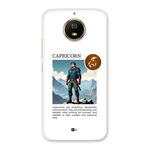 Clever Capricorn Back Case for Moto G5s