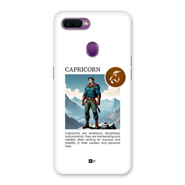 Clever Capricorn Back Case for Oppo F9