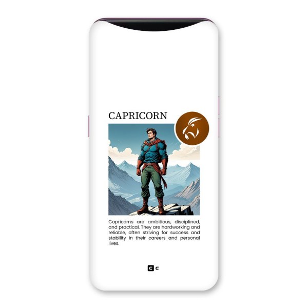 Clever Capricorn Back Case for Oppo Find X