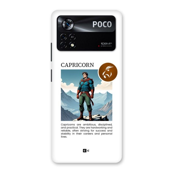 Clever Capricorn Back Case for Poco X4 Pro 5G