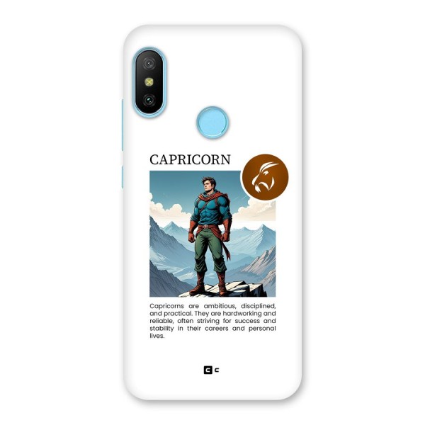 Clever Capricorn Back Case for Redmi 6 Pro