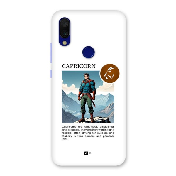 Clever Capricorn Back Case for Redmi 7