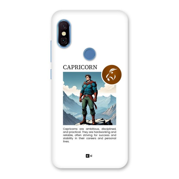 Clever Capricorn Back Case for Redmi Note 6 Pro