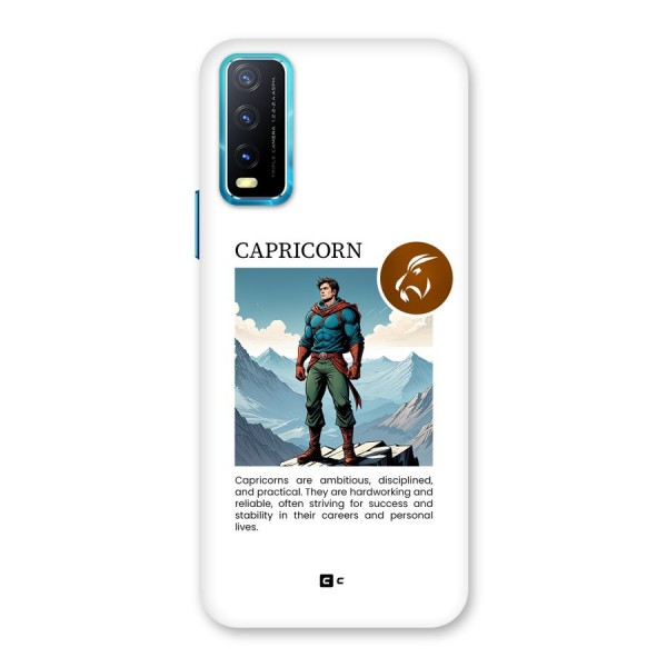Clever Capricorn Back Case for Vivo Y12s