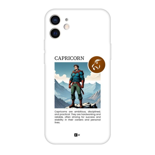 Clever Capricorn Back Case for iPhone 12