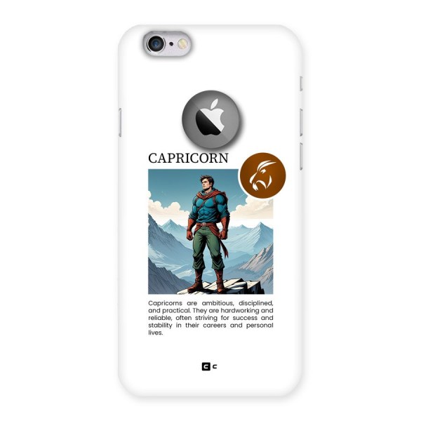 Clever Capricorn Back Case for iPhone 6 Logo Cut