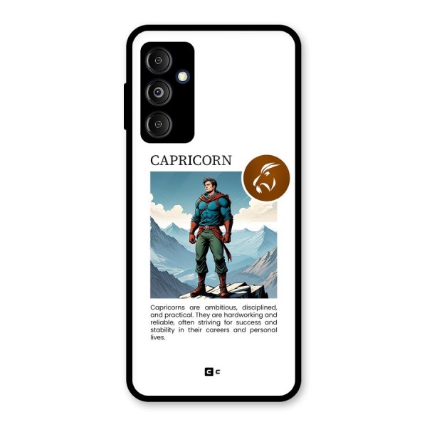 Clever Capricorn Glass Back Case for Galaxy M14 5G