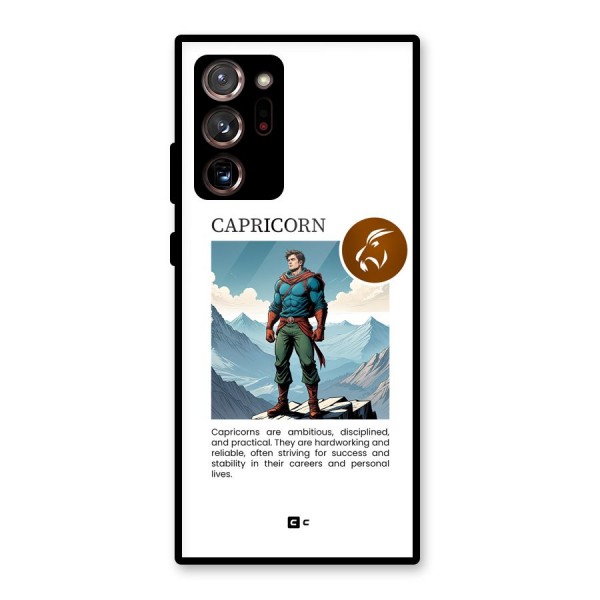 Clever Capricorn Glass Back Case for Galaxy Note 20 Ultra